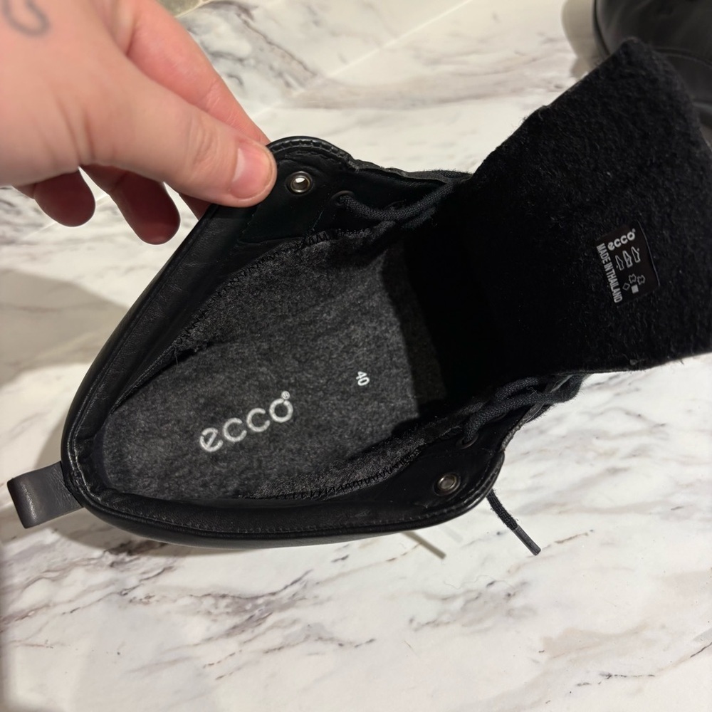 Ecco Gor-Tex boots women’s leather ankle boots - Picture 14 of 15